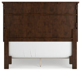 Danabrin Brown Full Panel Bed - Ella Furniture