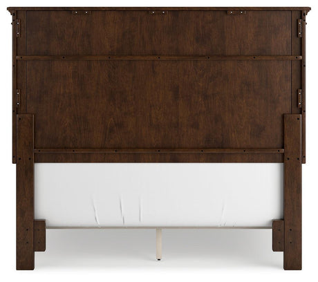 Danabrin Brown Full Panel Bed - Ella Furniture