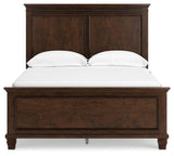 Danabrin Brown Full Panel Bed - Ella Furniture