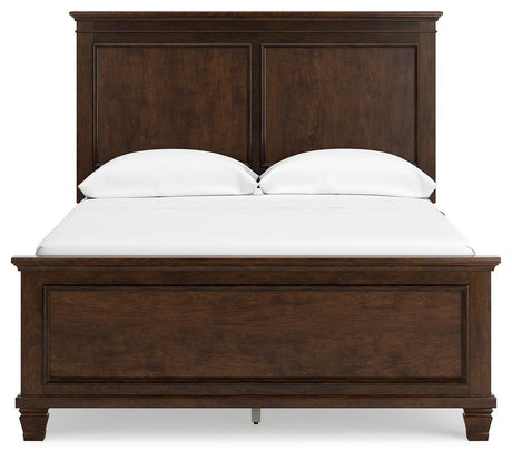 Danabrin Brown Full Panel Bed - Ella Furniture