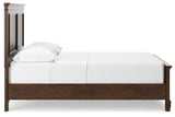 Danabrin Brown Full Panel Bed - Ella Furniture
