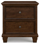 Danabrin Brown Nightstand - Ella Furniture