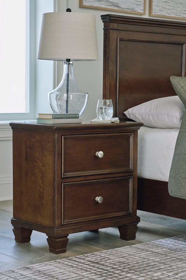 Danabrin Brown Nightstand - Ella Furniture