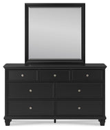 Lanolee Black Panel Bedroom Set view 14