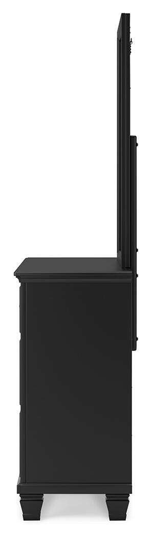 Lanolee Black Panel Bedroom Set view 16