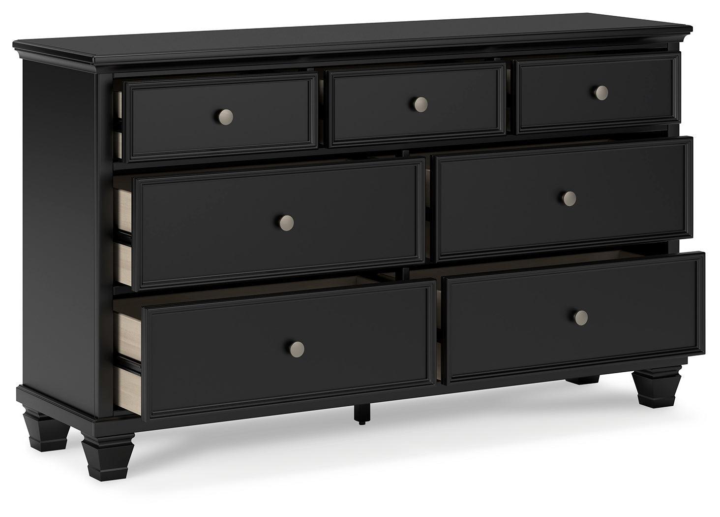 Lanolee Black Dresser - Ella Furniture