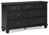 Lanolee Black Dresser - Ella Furniture