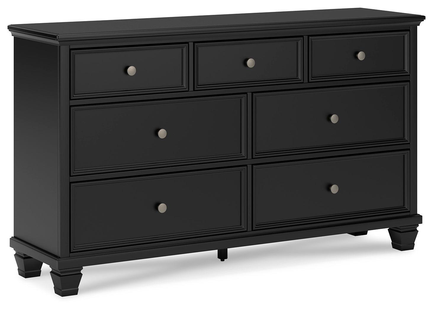 Lanolee Black Dresser - Ella Furniture