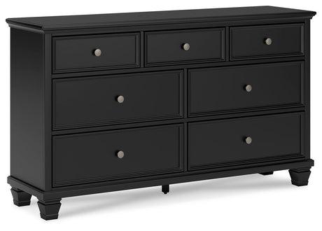 Lanolee Black Dresser - Ella Furniture