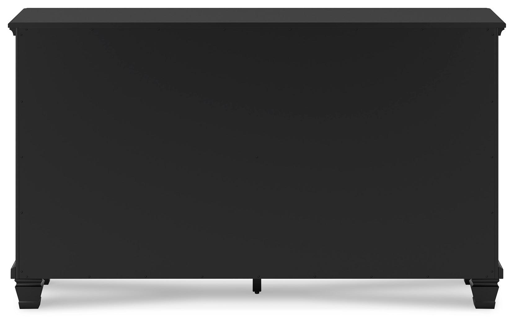 Lanolee Black Dresser - Ella Furniture