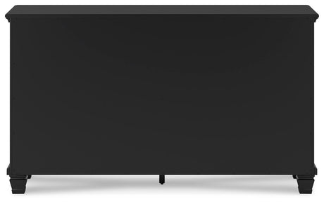 Lanolee Black Dresser - Ella Furniture