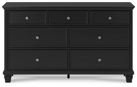 Lanolee Black Dresser - Ella Furniture