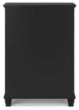 Lanolee Black Chest Of Drawers - Ella Furniture