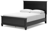Lanolee Black Panel Bedroom Set angled view