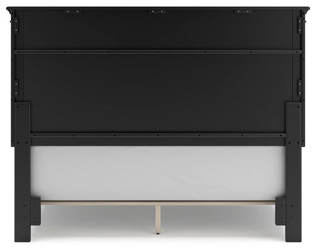 Lanolee Black Panel Bedroom Set view 10