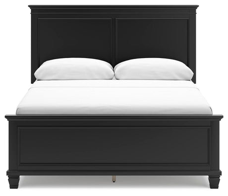 Lanolee Black Panel Bedroom Set view 7