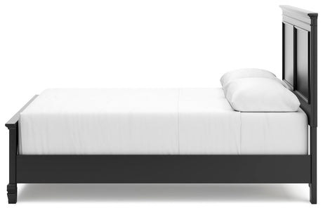 Lanolee Black Panel Bedroom Set view 9