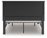 Lanolee Black Queen Panel Storage Bed