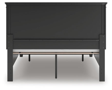 Lanolee Black Panel Storage Bedroom Set view 9