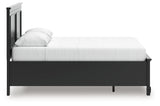 Lanolee Black Queen Panel Storage Bed