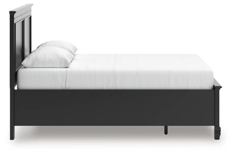 Lanolee Black Panel Storage Bedroom Set view 8