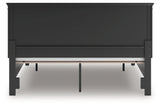 Lanolee Black King Panel Storage Bed