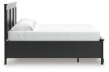 Lanolee Black King Panel Storage Bed