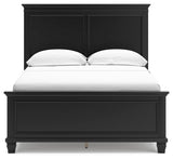 Lanolee Black Full Panel Bed - Ella Furniture