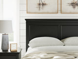 Lanolee Black Full Panel Storage Bed