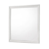 Amalia White Upholstered Tufted Panel King Bed