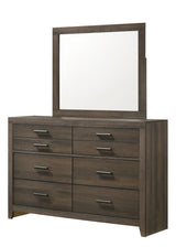 Marley Night Stand Brown, Modern Wood, 2 Metal Drawers - Ella Furniture