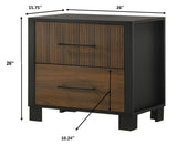 Nemy Brown LED Panel Bedroom Set view 13