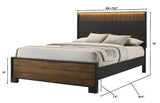 Nemy Brown LED Panel King Bed view 4
