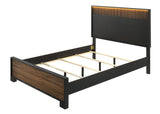Nemy Brown LED Panel King Bed view 3