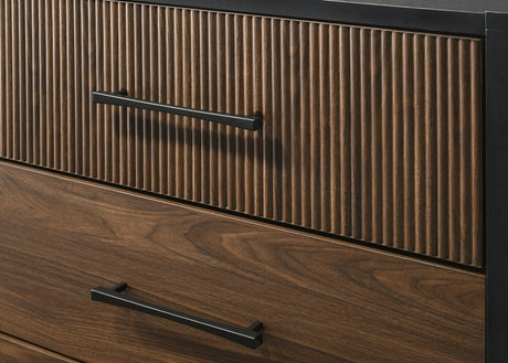 Nemy Brown LED Panel Bedroom Set view 17