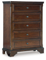 Trellington Brown Chest of Drawers