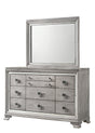Vail Dresser Gray, Modern And Sleek Wood, Spacious Drawers - Ella Furniture