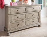 Lettner Light Gray Dresser B733-21 - Ella Furniture