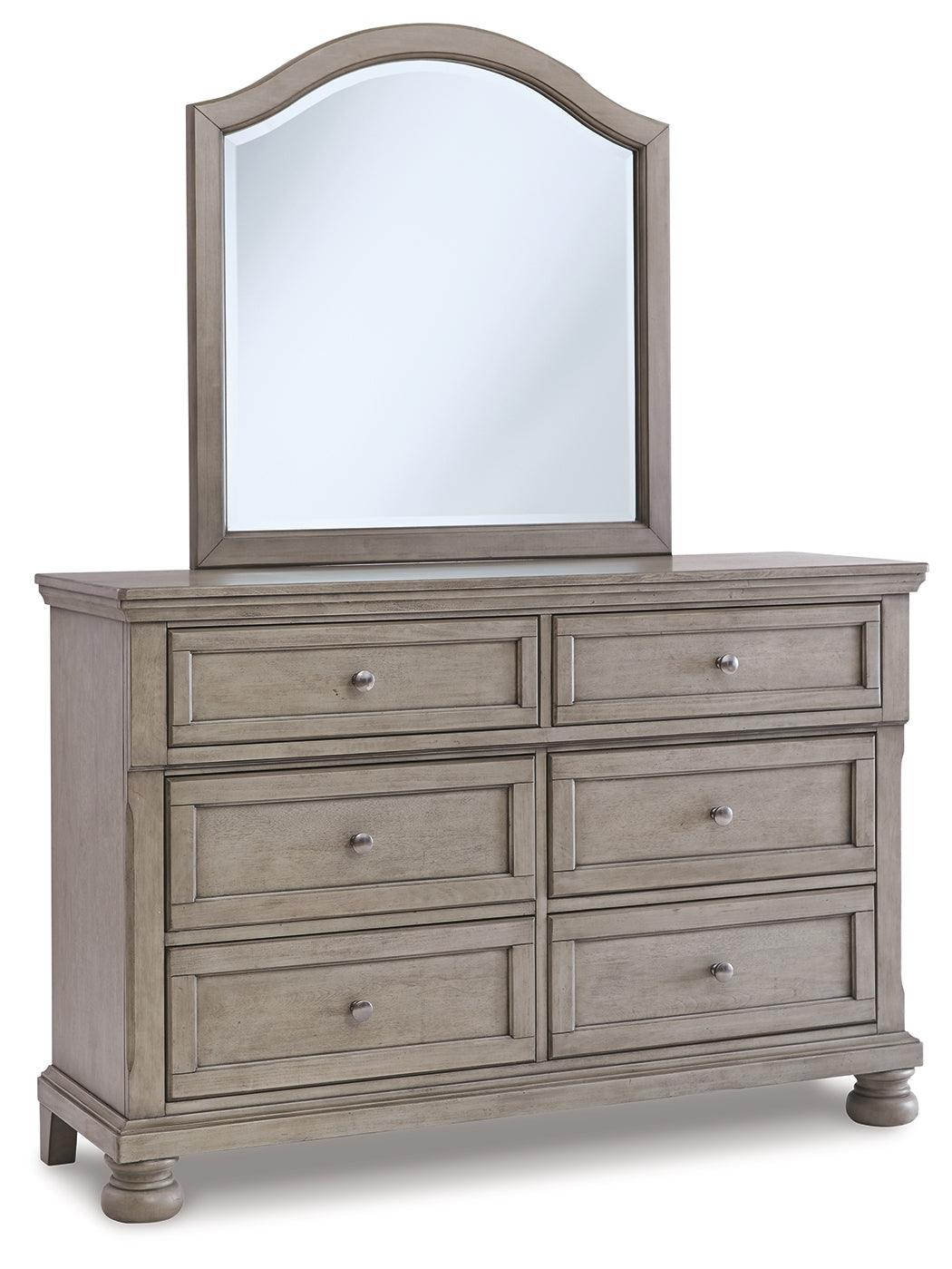 Lettner Light Gray Dresser And Mirror B733B20 - Ella Furniture