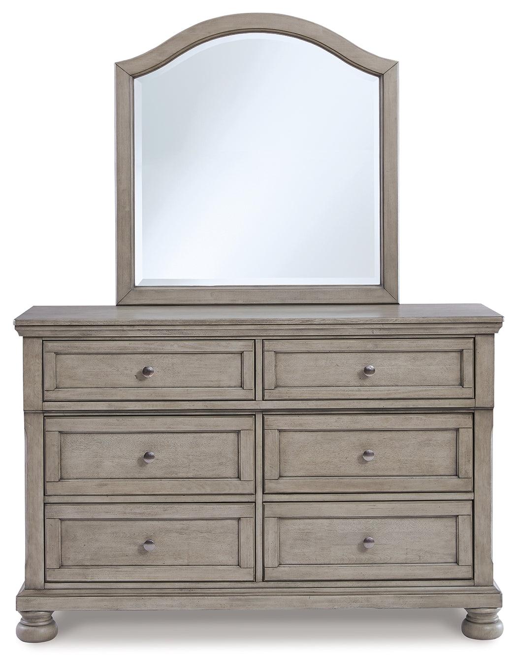 Lettner Light Gray Dresser And Mirror B733B20 - Ella Furniture