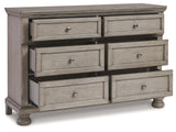 Lettner Light Gray Dresser B733-21 - Ella Furniture