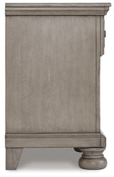 Lettner Light Gray Nightstand B733-91 - Ella Furniture