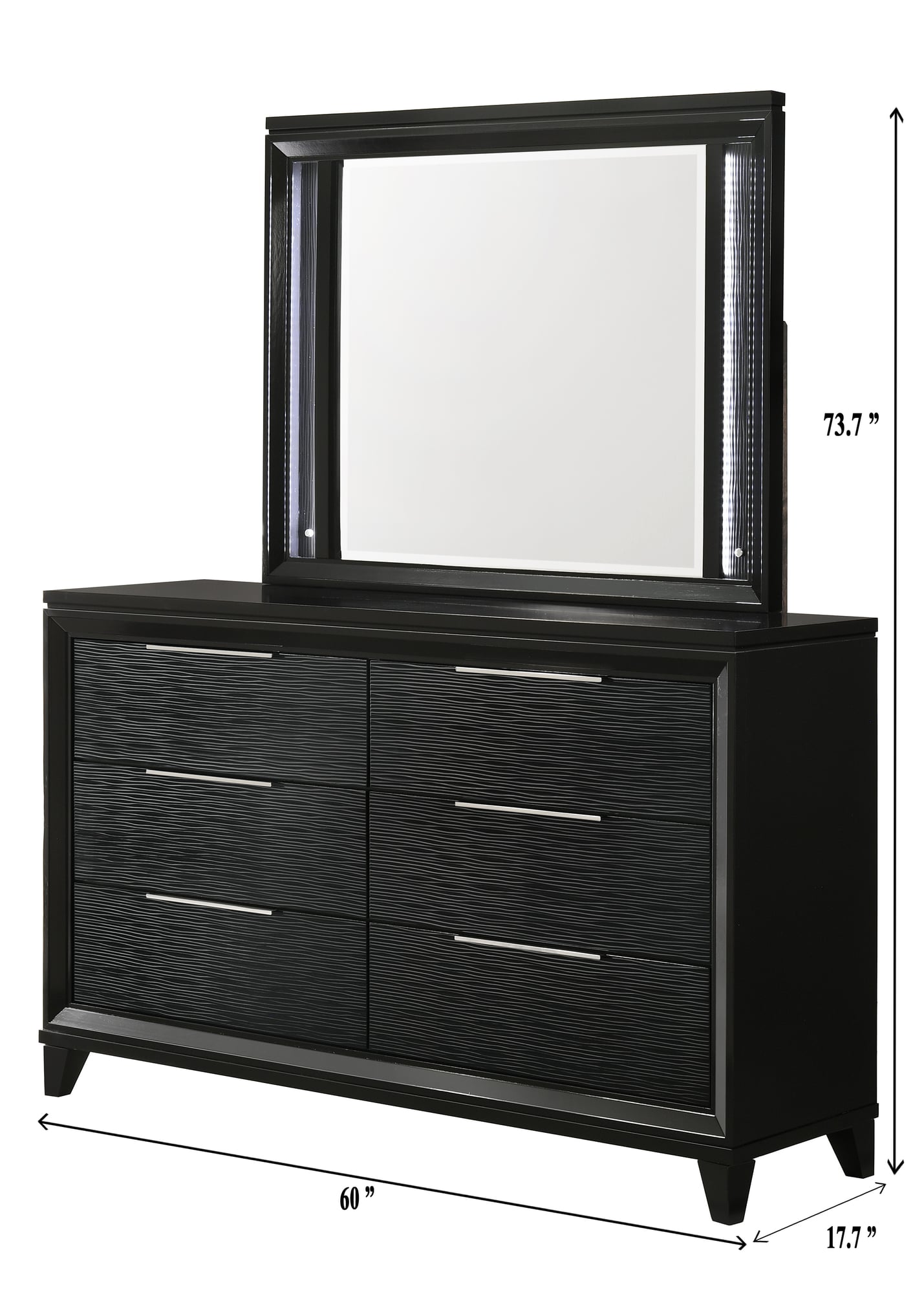 Cressida Black Dresser and Mirror view 2