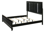 Cressida Black Upholstered Panel King Bed view 3