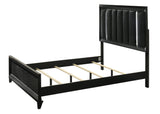 Cressida Black Upholstered Panel Queen Bed view 3