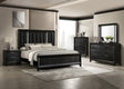 Cressida Black Upholstered Panel Bedroom Set from Ella Furniture