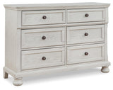 Robbinsdale Antique White Dresser B742-21 - Ella Furniture