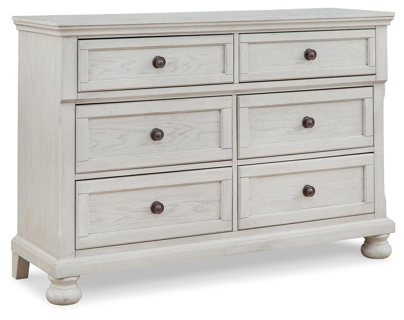 Robbinsdale Antique White Dresser B742-21 - Ella Furniture