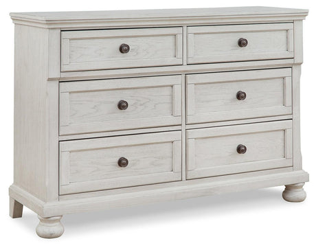 Robbinsdale Antique White Dresser B742-21 - Ella Furniture