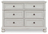 Robbinsdale Antique White Dresser B742-21 - Ella Furniture